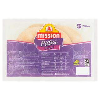 MISSION PITTAS PLAIN 5PCS