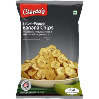 CHHEDAS BANANA CHIPS SALT-N-PEPPER 170g