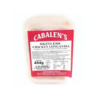 SKINLESS CHICKEN LONGANISA 454G