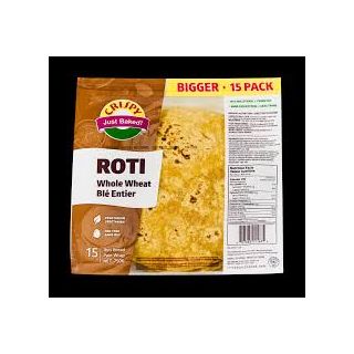 CRISPY WHOLE WHEAT ROTI 15 PACK