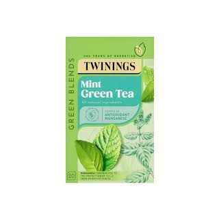 TWININGS MINT GREEN TEA 20s