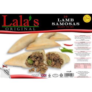 LALA'S 20 LAMB SAMOSAS