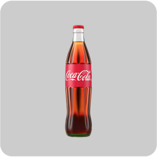 COKE GLASS BOTTLE (NIG) 50CL