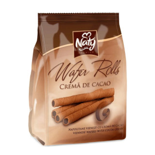 NATY CACAO WAFER ROLLS