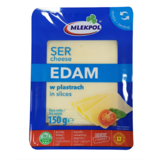MLEKPOL SLICE CHEESE- EDAM 150G