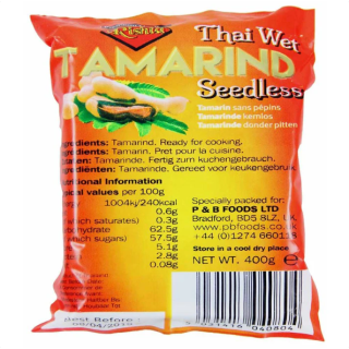 RISHTA WET SEEDLESS TAMRIND 400G