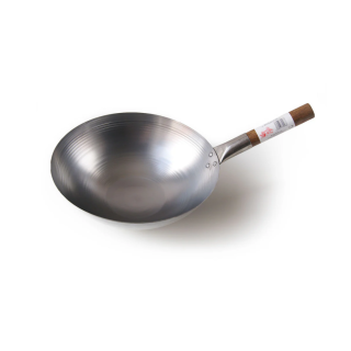 12" ROUND BOTTOM WOK CARBON STEEL