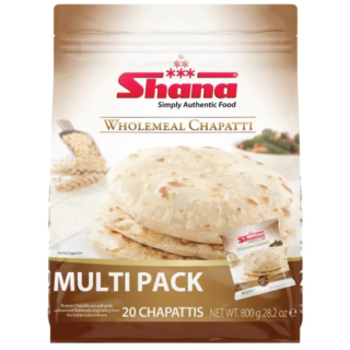 SHANA WHOLEMEAL CHAPPATTI 20'S