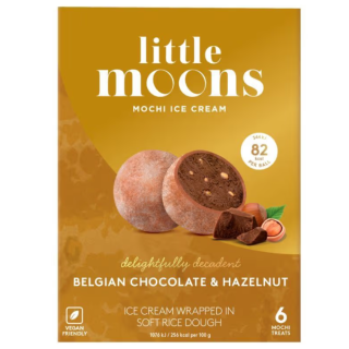 LITTLE MOONS BELGIAN CHOCOLATE & HAZELNUT 192G