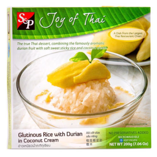TJ GLUT RICE WITH DURIAN &C/NUT CREAM 200G