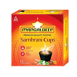 MANGALDEEP SAMBRANI CUPS 12PCS