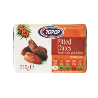 TOP-OP DATES PITTED BLOCKS 250g