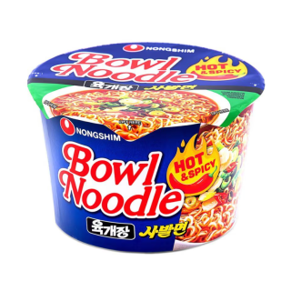 NONGSHIM HOT & SPICY BOWL NOODLE