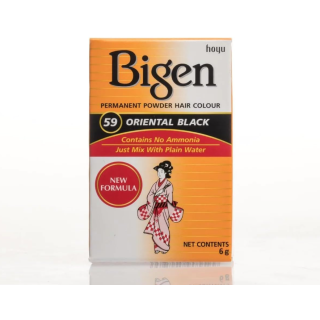 BIGEN 59 ORIENTAL BLACK HAIR COLOUR 6G