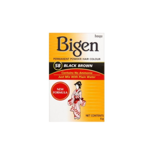 BIGEN HAIR NO58 BLACK BROWN 6G
