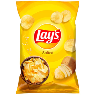 LAY'S SALTED CHIPS 130G