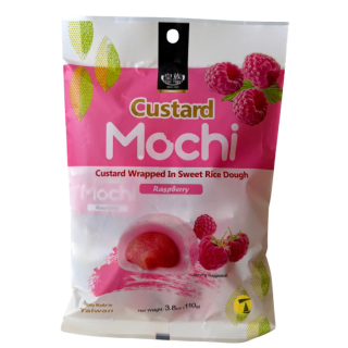 Q CUSTARD RASPBERRY MOCHI 110G