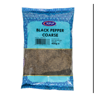 TOPOP BLACK PEPPER COARSE 400G
