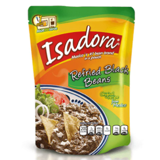 ISADORA REFRIED BLACK BEANS 400G
