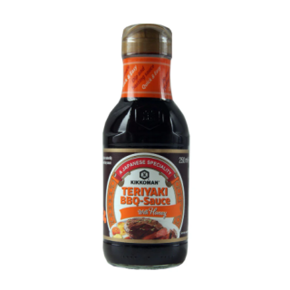 KIKKOMAN TERIYAKI BBQ SAUCE WITH HONEY 250ML