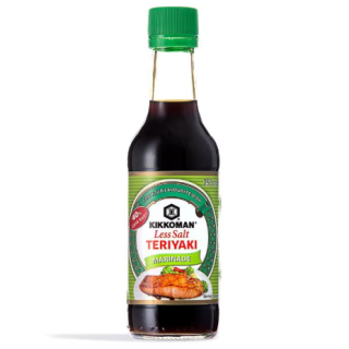 KIKKOMAN LESS SALT TERIYAKI MARINADE