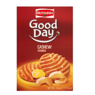 BRITANNIA GOOD DAY CASHEWS 216g