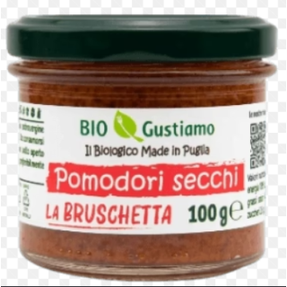 BIO GUSTIAMO SPREAD BRUSCHETTA SUNDRIED TOMATOES 1