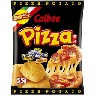 CALBEE PIZZA POTATO CHIPS 55G