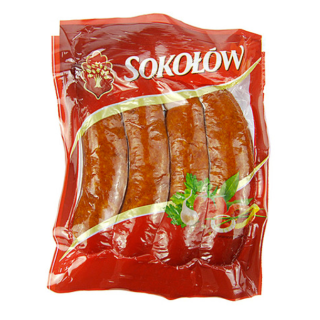 SOKOLOW SILESIAN SAUSAGE (PORK + BEEF) 660G