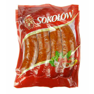 SOKOLOW SILESIAN SAUSAGE (PORK +BEEF) 340G
