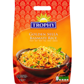 TROPHY GOLDEN SELLA BASMATI RICE 5KG