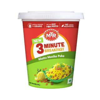 MTR KHATTA MEETHA POHA CUP 80G