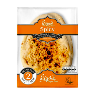 RIYA'S SPICY NAAN BREAD 2PCS