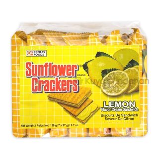 LEMON FLAVOUR CREAM CRACKERS